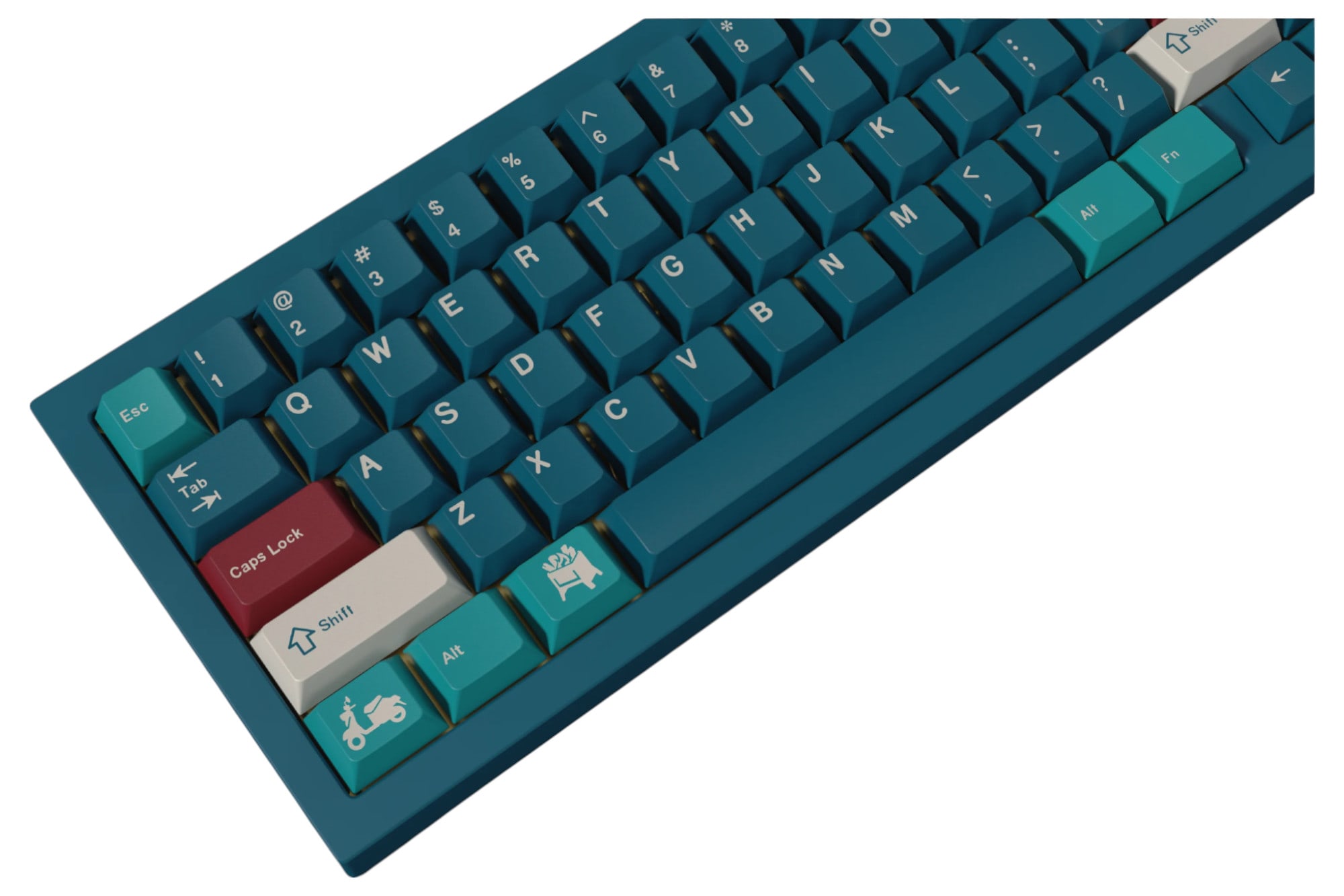Keykobo Motosu Lake Keycap Kit · Milktooth